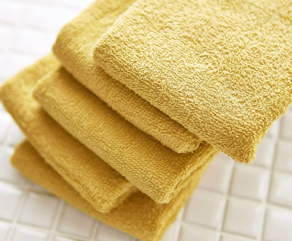 Amazon｜GamachaTowel 全22色 フェイスタオル【 オリーブオイル